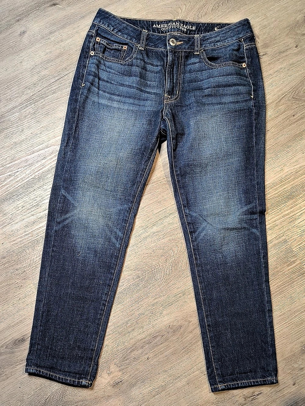 S1237 Boy Jean Low Rise American Eagle Women's Size 8 Jeans